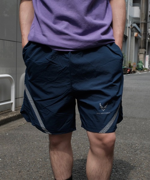 MILITARY（ミリタリー）の「【Military Reproduts　ミリタリーリプロダクツ】AIR FORCE トレーニングショーツ（その他パンツ・メンズ・ネイビー/ブラック・MEDIUM/LARGE/X-LARGE）」の18枚目の写真