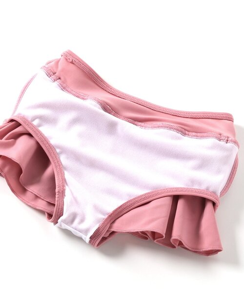 Ampersand（アンパサンド）の「【UVカット】さくらんぼ柄スイムウエア（水着・キッズ・ネイビー/アイボリー・80/90/100/110/120/130/140）」の12枚目の写真