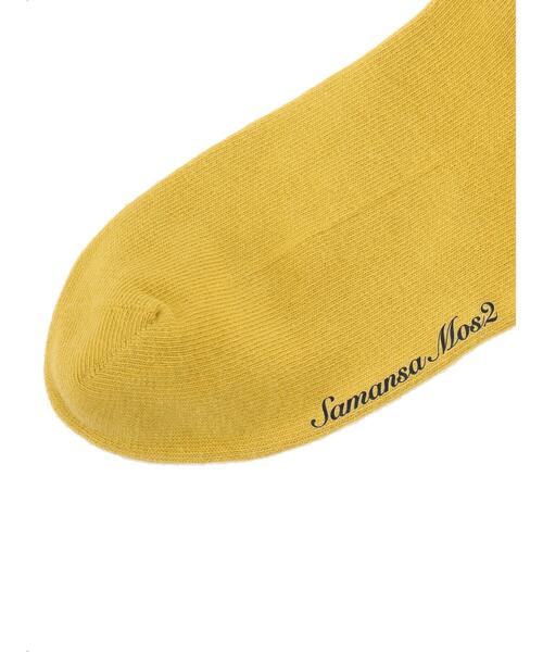 Samansa Mos2（サマンサ モスモス）の「【Disney】くまのプーさん/刺繍配色ソックス（ソックス/靴下・レディース・イエロー/チャコールグレー/キナリ・F）」の12枚目の写真