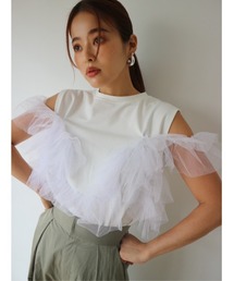 TRUNC | Sleeveless Tulle Tee(Tシャツ/カットソー)