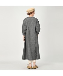 美品◆45R コットンツイードワンピース 45R（フォーティファイブアール）の「コットンツイードのAドレス