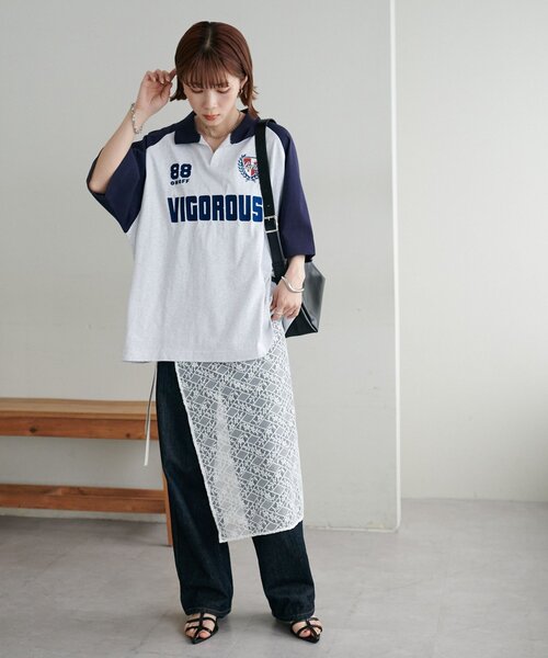 WEB限定】ラップレーススカート（スカート）｜DISCOAT（ディスコート