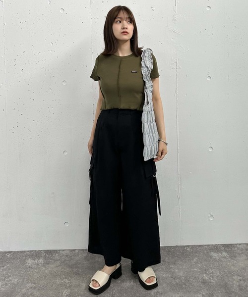 archives(アルシーヴ)の「ギャザートートバッグ(トートバッグ・レディース・ブラック/シルバー/ブラウン・FREE)」の13枚目の写真