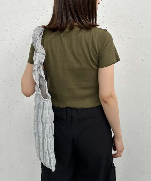 archives(アルシーヴ)の「ギャザートートバッグ(トートバッグ・レディース・ブラック/シルバー/ブラウン・FREE)」の12枚目の写真