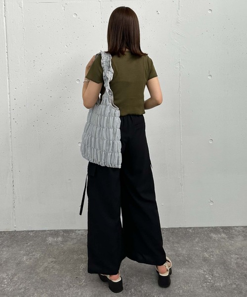 archives(アルシーヴ)の「ギャザートートバッグ(トートバッグ・レディース・ブラック/シルバー/ブラウン・FREE)」の15枚目の写真