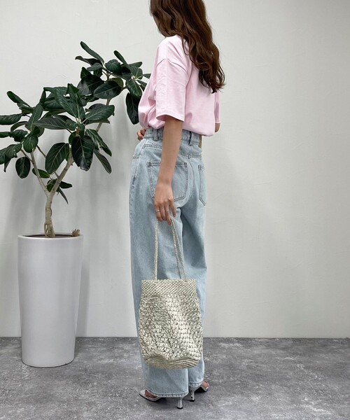 fredy emue（フレディエミュ）の「VOYAGE Tシャツ（Tシャツ/カットソー・レディース・オフホワイト/ベビーピンク/チャコールグレー・38）」の18枚目の写真