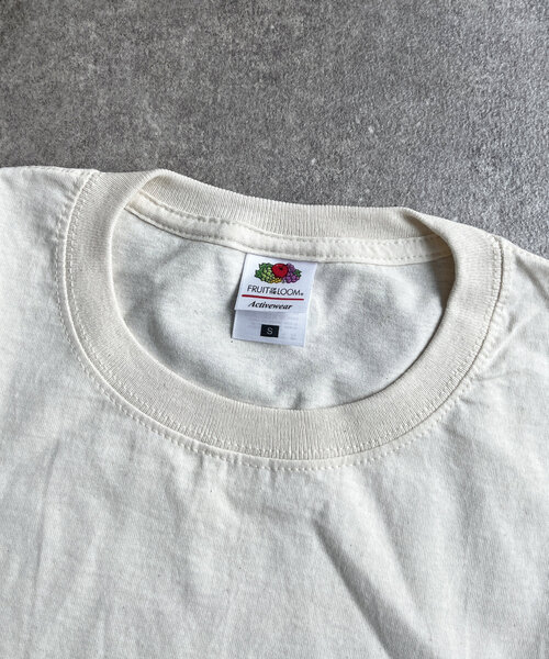 FRUIT OF THE LOOM（フルーツオブザルーム）の「【FRUIT OF THE LOOM】別注2パックT（Tシャツ/カットソー・レディース・オフホワイト/ブラック・FREE）」の5枚目の写真