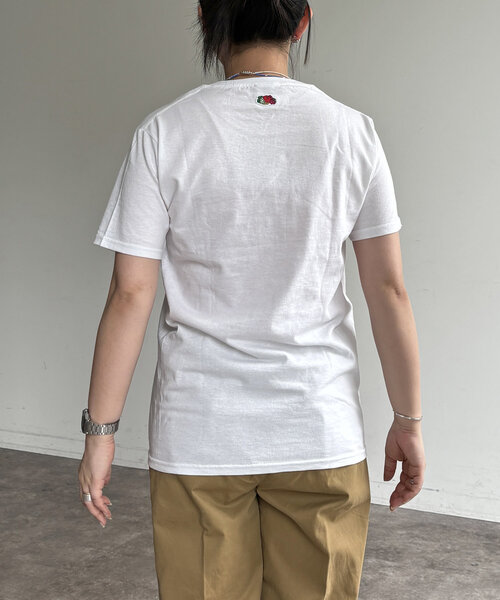 FRUIT OF THE LOOM（フルーツオブザルーム）の「【FRUIT OF THE LOOM】別注2パックT（Tシャツ/カットソー・レディース・オフホワイト/ブラック・FREE）」の15枚目の写真