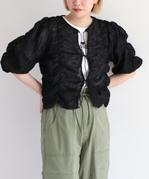 cepo | シアーシャーリングリボンブラウス(シャツ/ブラウス)