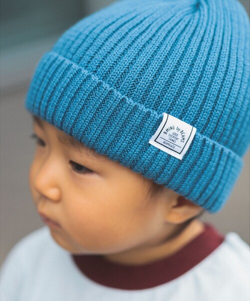 B:MING by BEAMS(ビーミングバイビームス)の「リブ ワッチキャップ 2024FW(ニットキャップ/ビーニー・キッズ・イエロー/ブルー系その他/グリーン/パープル系その他4/ブラック・M(53-56㎝)/L(55-58㎝))」の3枚目の写真
