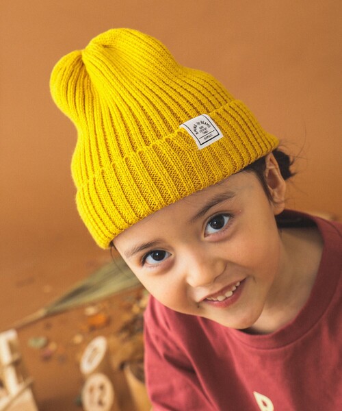 B:MING by BEAMS(ビーミングバイビームス)の「リブ ワッチキャップ 2024FW(ニットキャップ/ビーニー・キッズ・イエロー/ブルー系その他/グリーン/パープル系その他4/ブラック・M(53-56㎝)/L(55-58㎝))」の5枚目の写真
