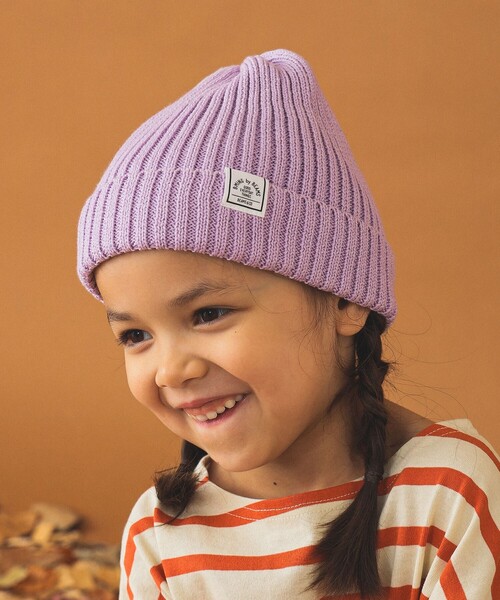 B:MING by BEAMS(ビーミングバイビームス)の「リブ ワッチキャップ 2024FW(ニットキャップ/ビーニー・キッズ・イエロー/ブルー系その他/グリーン/パープル系その他4/ブラック・M(53-56㎝)/L(55-58㎝))」の4枚目の写真