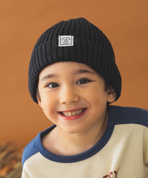 B:MING by BEAMS(ビーミングバイビームス)の「リブ ワッチキャップ 2024FW(ニットキャップ/ビーニー・キッズ・イエロー/ブルー系その他/グリーン/パープル系その他4/ブラック・M(53-56㎝)/L(55-58㎝))」の6枚目の写真