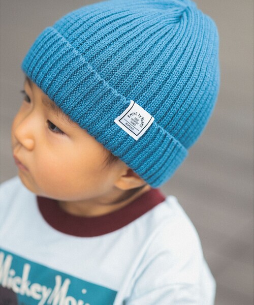 B:MING by BEAMS(ビーミングバイビームス)の「リブ ワッチキャップ 2024FW(ニットキャップ/ビーニー・キッズ・イエロー/ブルー系その他/グリーン/パープル系その他4/ブラック・M(53-56㎝)/L(55-58㎝))」の8枚目の写真