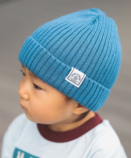 B:MING by BEAMS(ビーミングバイビームス)の「リブ ワッチキャップ 2024FW(ニットキャップ/ビーニー・キッズ・イエロー/ブルー系その他/グリーン/パープル系その他4/ブラック・M(53-56㎝)/L(55-58㎝))」の9枚目の写真