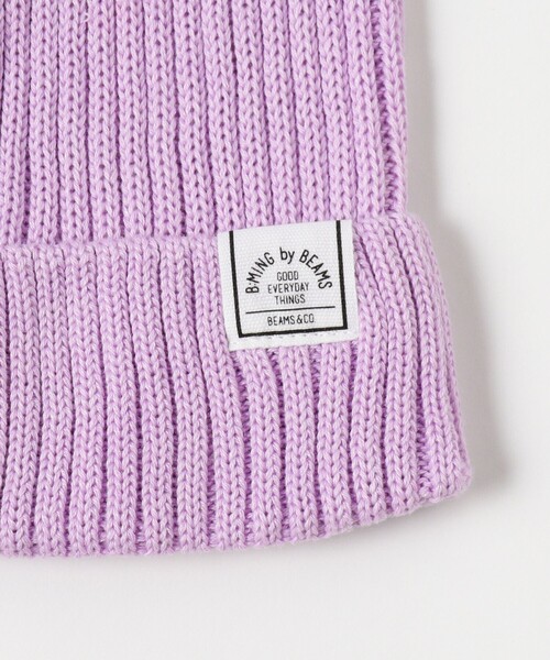B:MING by BEAMS(ビーミングバイビームス)の「リブ ワッチキャップ 2024FW(ニットキャップ/ビーニー・キッズ・イエロー/ブルー系その他/グリーン/パープル系その他4/ブラック・M(53-56㎝)/L(55-58㎝))」の22枚目の写真