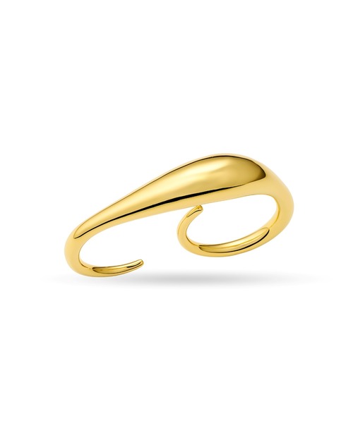 AFFECT(アフェクト)の「Double Finger Ring(リング・レディース・ゴールド/シルバー・MEDIUM/SMALL)」の3枚目の写真