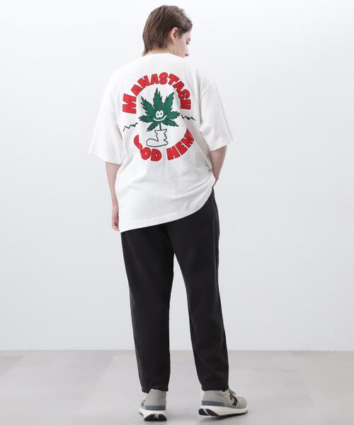 MANASTASH(マナスタッシュ)の「MANASTASH/マナスタッシュ/HEMP TEE GOOD HEMP/ヘンプTグッドヘンプ(Tシャツ/カットソー・メンズ・ホワイト/ネイビー/オレンジ・M/XL/S/L)」の9枚目の写真