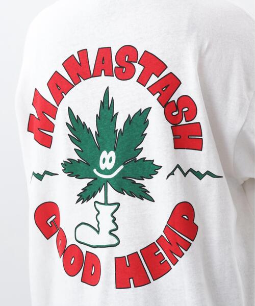 MANASTASH(マナスタッシュ)の「MANASTASH/マナスタッシュ/HEMP TEE GOOD HEMP/ヘンプTグッドヘンプ(Tシャツ/カットソー・メンズ・ホワイト/ネイビー/オレンジ・M/XL/S/L)」の16枚目の写真