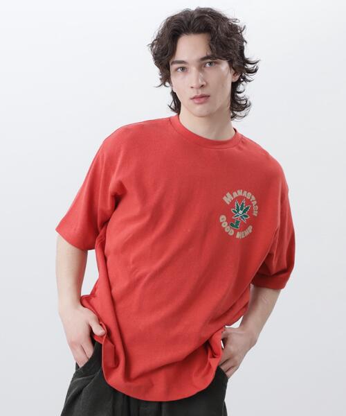 MANASTASH(マナスタッシュ)の「MANASTASH/マナスタッシュ/HEMP TEE GOOD HEMP/ヘンプTグッドヘンプ(Tシャツ/カットソー・メンズ・ホワイト/ネイビー/オレンジ・M/XL/S/L)」の22枚目の写真