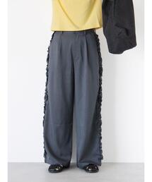 ehka sopo | サイドフリルパンツ(その他パンツ)