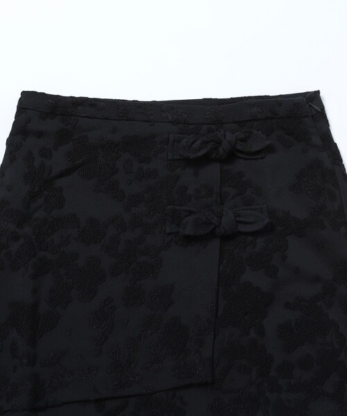 GANNI(ガニー)の「GANNI/ガニー BOUCLE JACQUARD SUITING SKIRT / F9275 / ジャカードミニスカート(スカート・レディース・ブラック・36)」の8枚目の写真