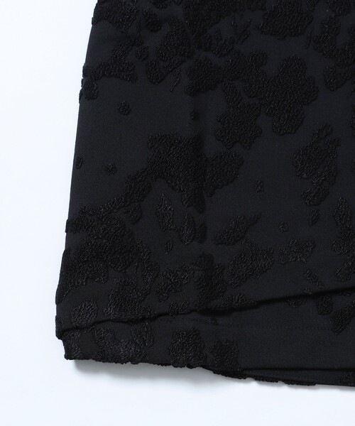 GANNI(ガニー)の「GANNI/ガニー BOUCLE JACQUARD SUITING SKIRT / F9275 / ジャカードミニスカート(スカート・レディース・ブラック・36)」の4枚目の写真