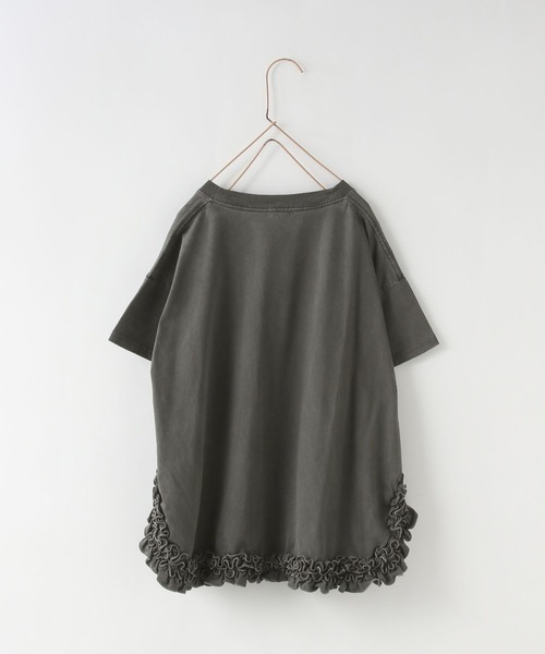 LOWRYS FARM（ローリーズファーム）の「スソラウンドフリルプルオーバーＳＳ　 134960（Tシャツ/カットソー・キッズ・グリーン/チャコールグレー/ブラック・150cm/140cm/130cm/120cm/110cm）」の12枚目の写真