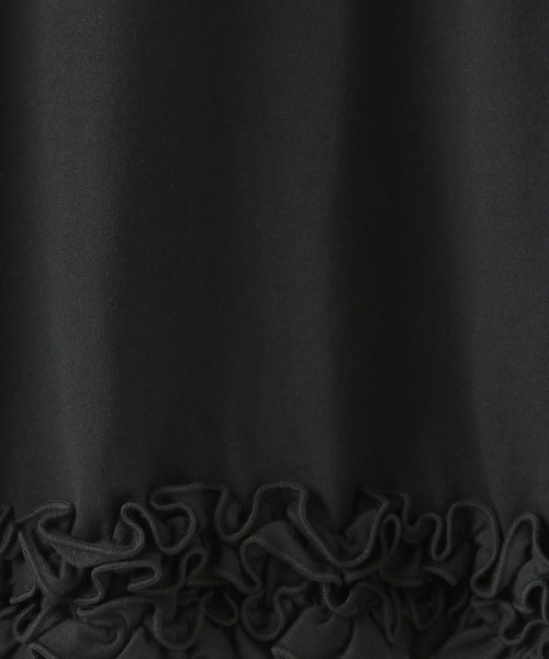 LOWRYS FARM（ローリーズファーム）の「スソラウンドフリルプルオーバーＳＳ　 134960（Tシャツ/カットソー・キッズ・グリーン/チャコールグレー/ブラック・150cm/140cm/130cm/120cm/110cm）」の5枚目の写真