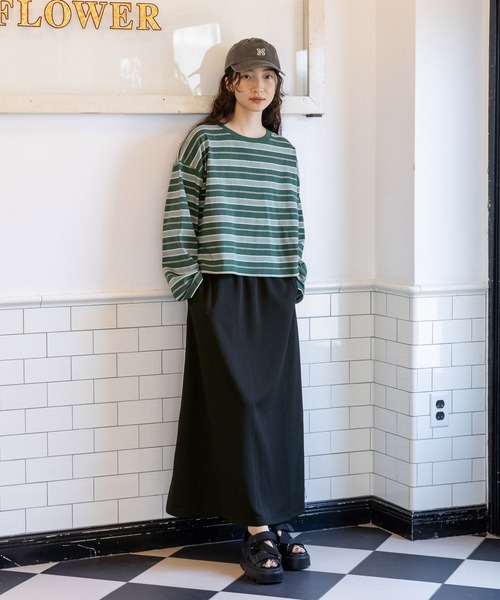 niko and...（ニコアンド）の「オリジナル斜めベルト厚底サンダル（サンダル・レディース・ブラック/グレー・MEDIUM/LARGE）」の18枚目の写真