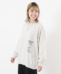 大人 デビラボ プリント トレーナー