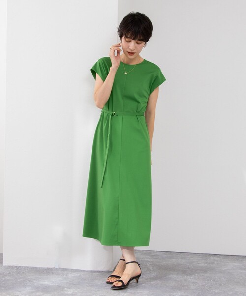 NOLLEY’S（ノーリーズ）の「ウォッシャブルポンチフレアワンピース（ワンピース・レディース・グリーン/チャコールグレー/ブラック・38）」の20枚目の写真