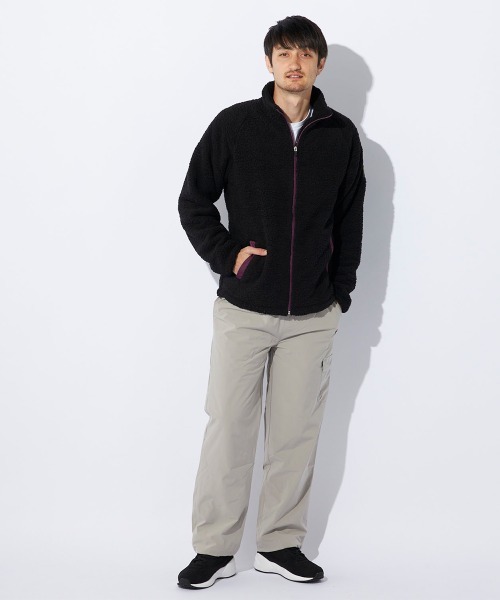 FILA(フィラ)の「ボアトラックジャケット(ブルゾン・メンズ・グレー/ネイビー/ブラック・MEDIUM/LARGE/X-LARGE)」の5枚目の写真