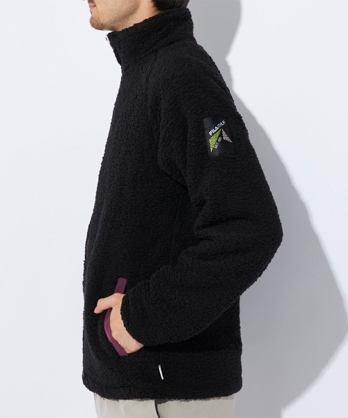 FILA(フィラ)の「ボアトラックジャケット(ブルゾン・メンズ・グレー/ネイビー/ブラック・MEDIUM/LARGE/X-LARGE)」の8枚目の写真