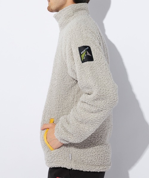 FILA(フィラ)の「ボアトラックジャケット(ブルゾン・メンズ・グレー/ネイビー/ブラック・MEDIUM/LARGE/X-LARGE)」の19枚目の写真