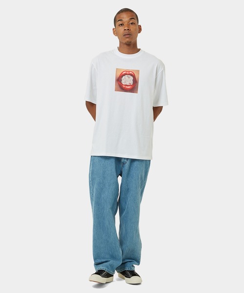 HUF(ハフ)の「ICE GRILL TEE / HUF ハフ プリント Tシャツ 半袖(Tシャツ/カットソー・メンズ・ブラック/ホワイト・MEDIUM/LARGE/XX-LARGE/SMALL/X-LARGE)」の3枚目の写真