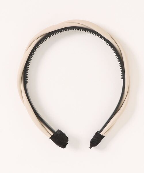 ammy.（エイミードット）の「【 ammy. / エイミードット 】 ツイスト カチューシャ（カチューシャ・レディース・ブラウン/アイボリー/ブラック・FREE）」の10枚目の写真