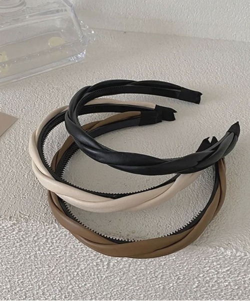 ammy.（エイミードット）の「【 ammy. / エイミードット 】 ツイスト カチューシャ（カチューシャ・レディース・ブラウン/アイボリー/ブラック・FREE）」の5枚目の写真