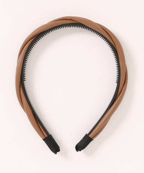 ammy.（エイミードット）の「【 ammy. / エイミードット 】 ツイスト カチューシャ（カチューシャ・レディース・ブラウン/アイボリー/ブラック・FREE）」の11枚目の写真