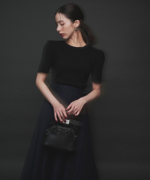 Narcissus(ナルシス)の「【SINN】ショルダートップス(Tシャツ/カットソー・レディース・ホワイト/ブラック・FREE)」の10枚目の写真