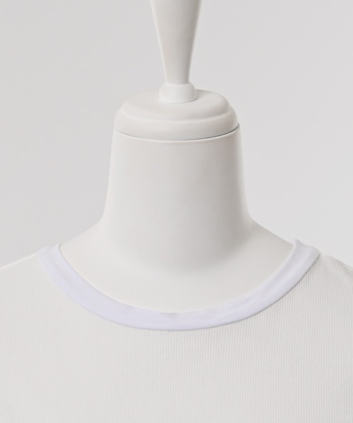 Narcissus(ナルシス)の「【SINN】ショルダートップス(Tシャツ/カットソー・レディース・ホワイト/ブラック・FREE)」の5枚目の写真