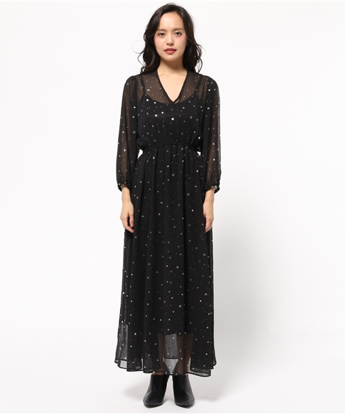 ROSE BUD（ローズバッド）の「(B.B)R52279-52AH ONP（ワンピース・レディース・ネイビー/ブラック・ONE SIZE）」の3枚目の写真