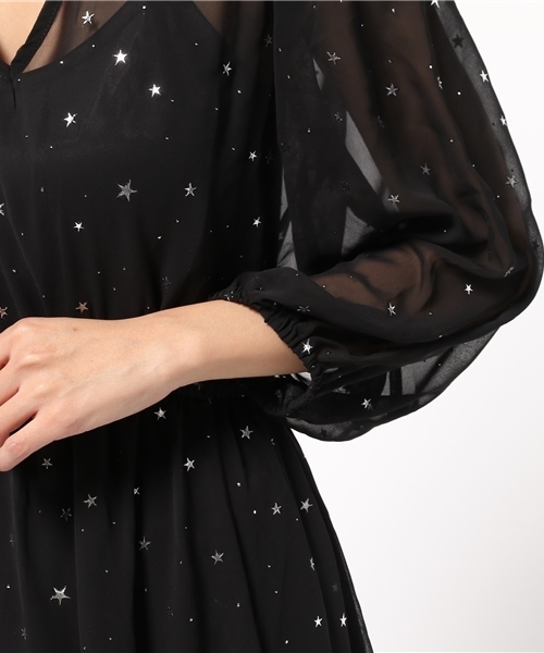 ROSE BUD（ローズバッド）の「(B.B)R52279-52AH ONP（ワンピース・レディース・ネイビー/ブラック・ONE SIZE）」の6枚目の写真