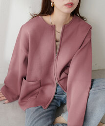 【WEB限定】WZIPニットジャケット