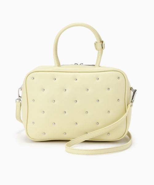 ROSE BUD(ローズバッド)の「スタッズボストンバッグ(ボストンバッグ・レディース・シルバー/ブラック/イエロー・FREE)」の13枚目の写真