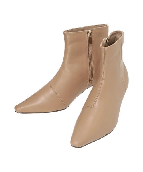 Te chichi（テチチ）の「ポインテッドショートブーツ（ブーツ・レディース・ベージュ/ダークブラウン/ブラック・38/37）」の9枚目の写真