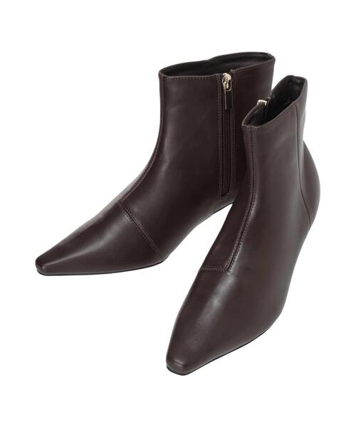 Te chichi（テチチ）の「ポインテッドショートブーツ（ブーツ・レディース・ベージュ/ダークブラウン/ブラック・38/37）」の15枚目の写真