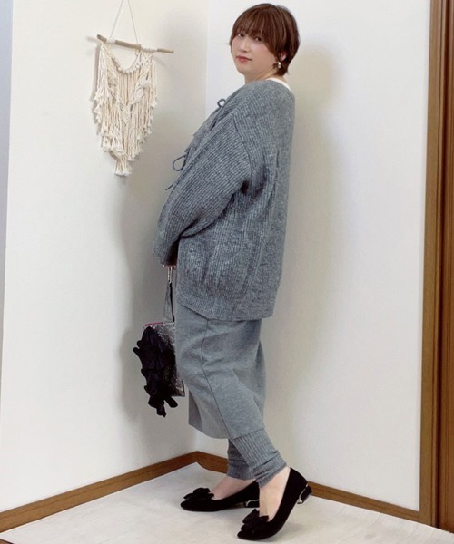 レギンス付ニットタイトスカート ＜大きいサイズ有＞シックスタイル