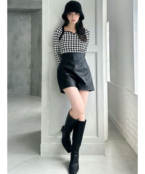 ハートネックラグランニットトップス（ニット/セーター）｜RESEXXY（リゼクシー）