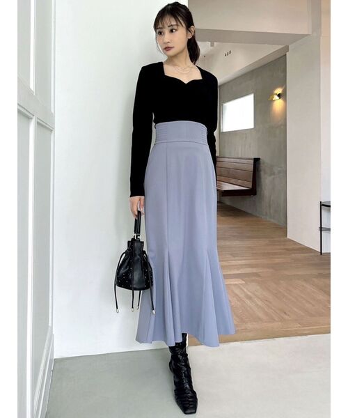 ハートネックラグランニットトップス（ニット/セーター）｜RESEXXY（リゼクシー）